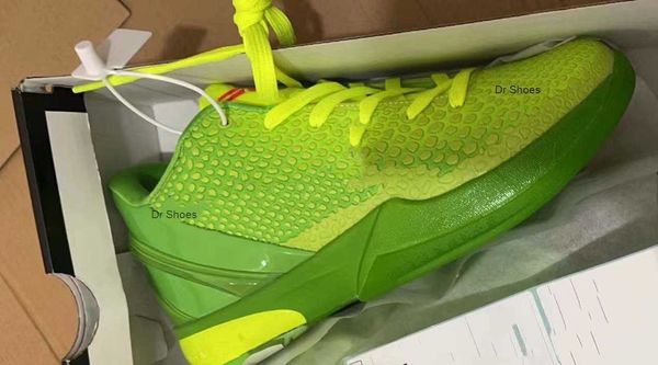 

black mamba vi 6 grinch men sports shoe mamba 6 pink green blac basketball shoes with delivery size us7-us12 a6