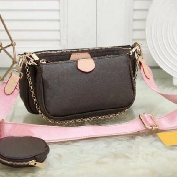 

designer bags cases women makeup bag multifunctional women travel toiletry bag luxury genuine leather bag five-in-one bags multi pochette ac