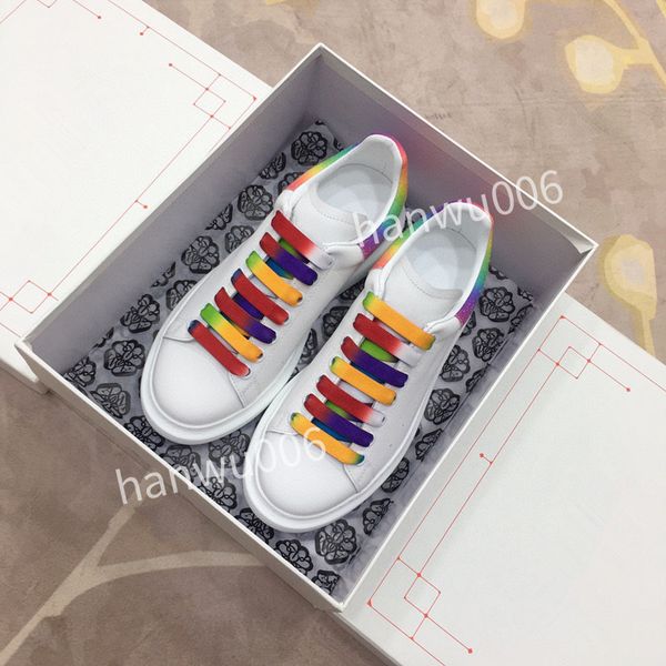 

men designer casual shoes real leather classic plaid trainers stripes shoe fashion trainer for man woman color sneakers, Black