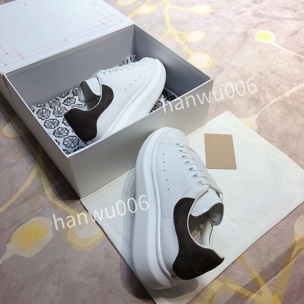 

new men designer casual shoes real leather classic plaid trainers stripes shoes fashion trainer for man woman color sneakers, Black