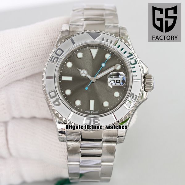 

new gsf ym watch cal.3235 automatic mens watch 40mm 126622 gents fashion sport watches 904l stainless steel bracelet, Slivery;brown