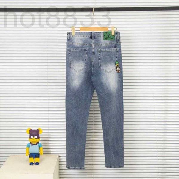 

men's jeans designer 2023ss spring/summer trend fashion short sleeve t-shirt jacquard women's clothing size -xxxl color black whi, Blue