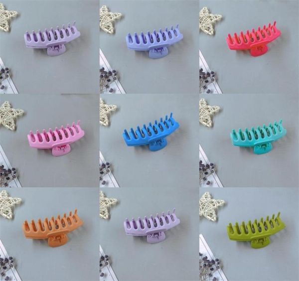 

solid color plastic hair clamps fashion big jaw clips ponytail nonslip hairs claw clip simplicity versatile 1 35wd q25146913, Slivery;golden