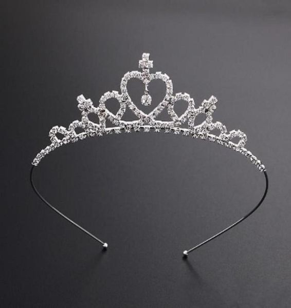 

beautiful headpieces shiny crystal bridal tiara party silver plated crown hairband wedding accessories6288862