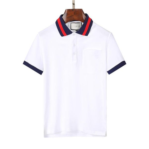 

mens stylist polo shirts luxury italy men clothes short sleeve fashion casual men's summer t shirt many colors are available size m-3xl, Black;brown
