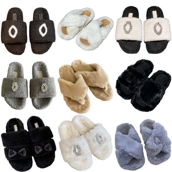 

Designer slippers fashion outdoor shoes brand sandals women rubber flat sole slippers top quality fluffy platform shoes letter non-slip multicolour mop shoes hotel, 32