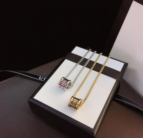 

choker necklace designer 925 silver plated 18k gold plated stainless steel letter pendant necklaces for women wedding8936719