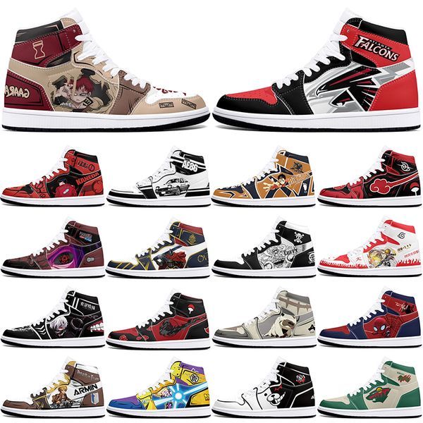 

New diy classics customized shoes sports basketball shoes 1s men women antiskid anime Versatile fashion customized figure sneakers 404666