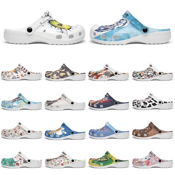 

Customized beautiful and comfortable fashionable lovely Diy shoes for men and women's indoor slippers 38-94107