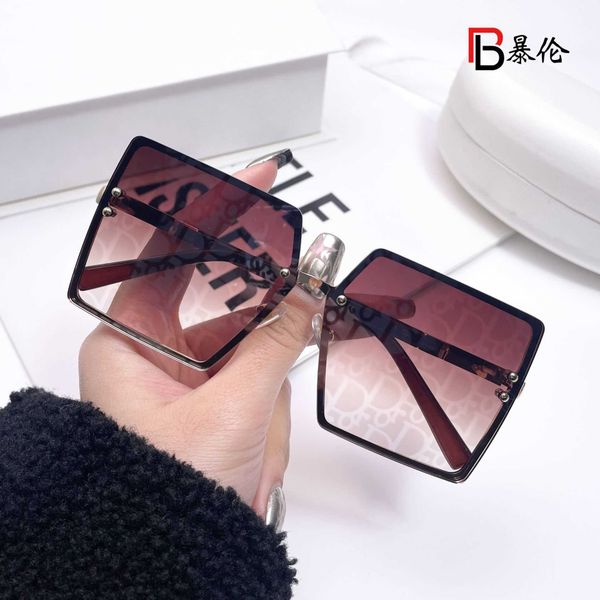 

fashion for women korean letter-printed screen red summer seaside sun protection travel sunglasses 58304, White;black