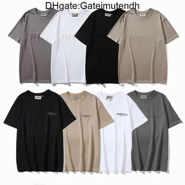 

craftsmanship ess mens t shirts men women fashion designer tshirt street casual fog short sleeve fg tees 1977 cotton stereo printing polos s, White;black