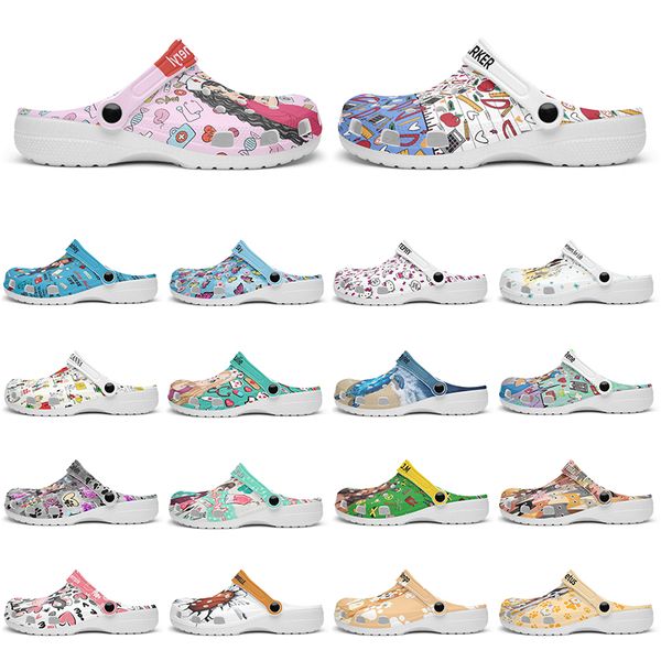 

Customized lovely and comfortable fashionable Glossy Diy shoes for men and women's indoor slippers 40-99521