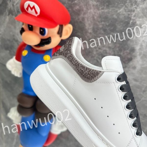 

casual shoes travel fashion white sports trainers women lace-up sneaker leather flat bottom designer shoe lady sneakers, Black