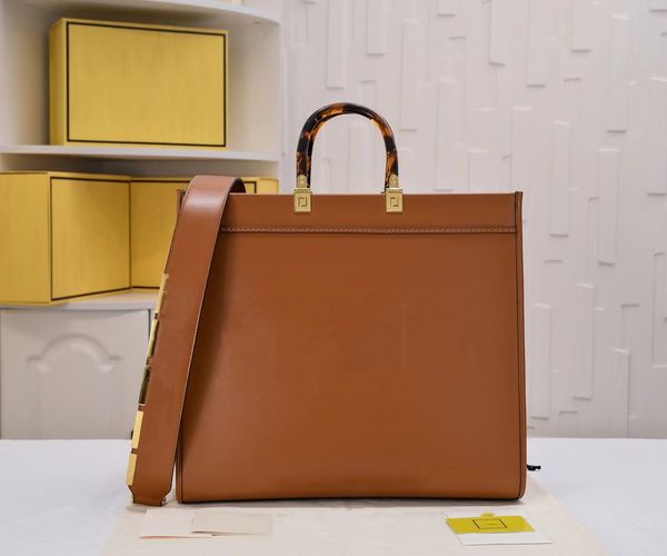 

designer bags shoulder bag sunshine tote handbag luxury woman leather classic retro co-branding shoulderbag letter grain