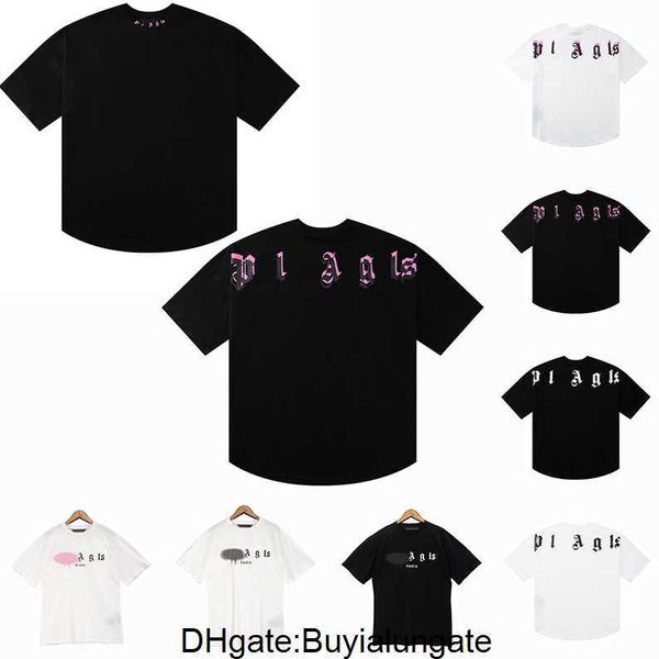 

tshirt palms summer mens womens designers t shirts luxurys letter cotton tshirts clothing polos short sleeve high1 quality clothes tees x42, White;black