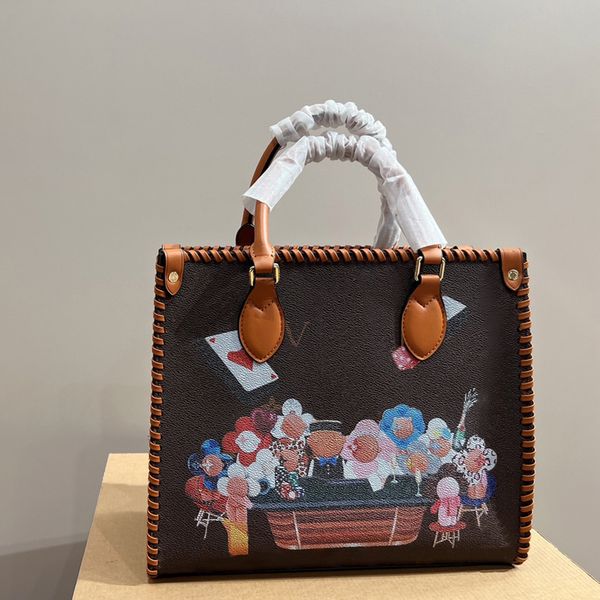 

designer totes luxury handbag fashion composite bag wallet canvas woven shopping bags women designers luxurys large capacity fen w274 004