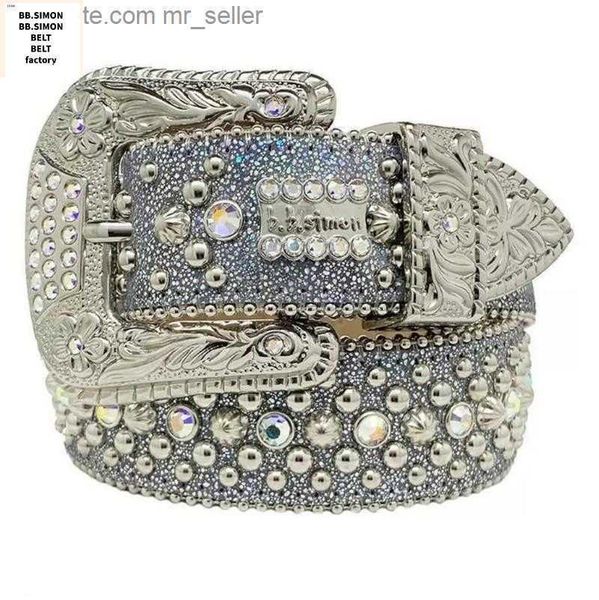 

2022 fashion belts for women designer mens bb simon rhinestone belt with bling rhinestones as gift mr seller2, Silver