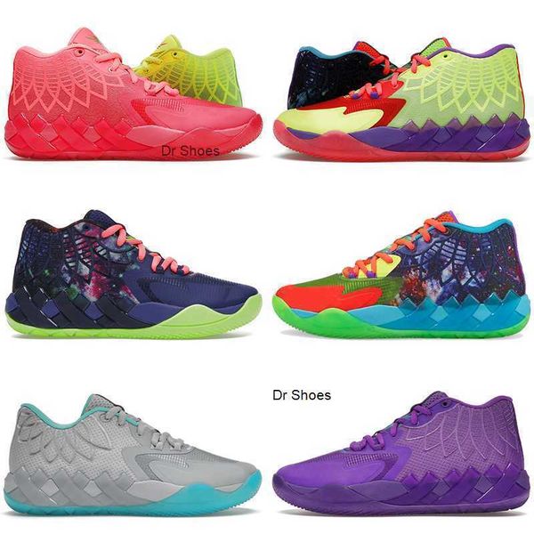 

basketball shoes lamelo ball shoe 3 balls mens trainers rick and morty beige galaxy be you ufo queen city buzz city not from here sports mb., Black