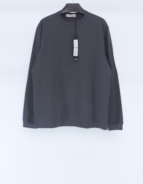 

mens sweatshirt classic round neck designer shirt thin base long sleeves, Black