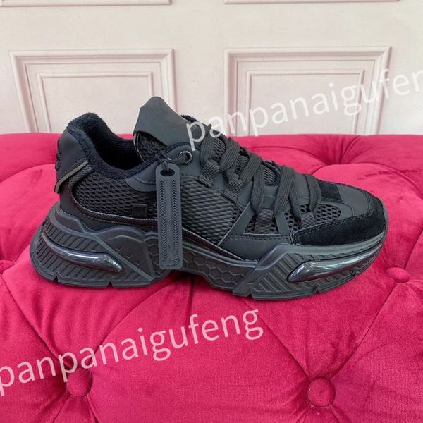 

luxury men's shoes sneakers leather mens walking runner casual outdoor black sports shoe
