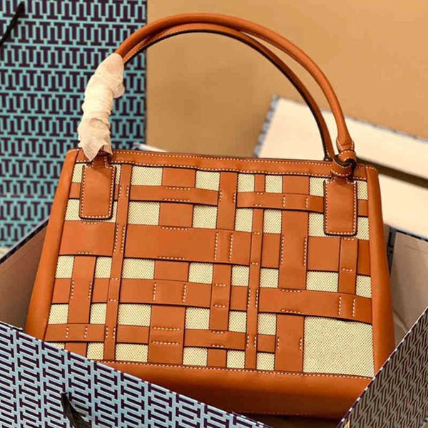 

square basket women woven handbag shoulder bags leather luxury designer brand crossbody female camera purses 220331