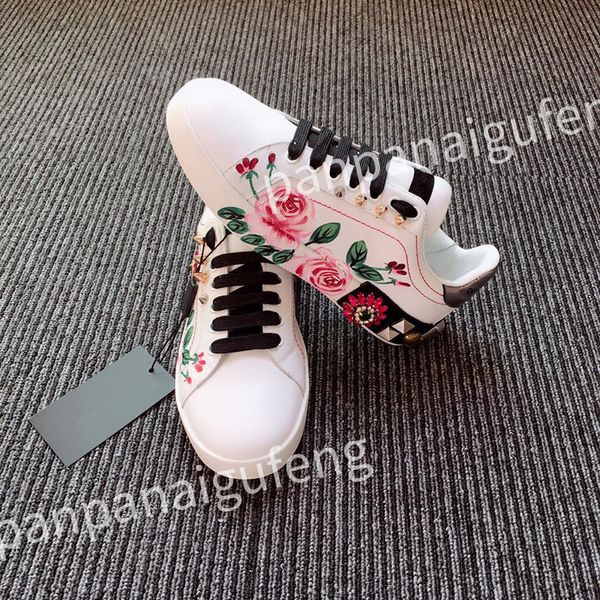 

2023 luxury women sneakers shoes white black leather trainers famous comfort outdoor trainers men's casual walking