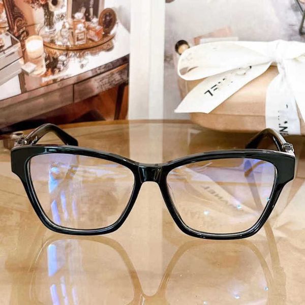 

2023 fashion designer new sunglasses frame is net red the same 3420 can be matched with korean of short-sighted female, White;black
