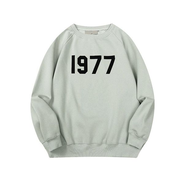 

1977 designer esen hoodies hoody men esenta pullover sweatshirts oversized clothing quality mens womens hooded jumper refflective letter pr, Black