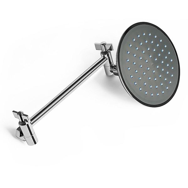 

faucets showers accs 11 inch sanitary extension bar shower spray all copper connection adjustable bend shower arm bracket with tooth extensi