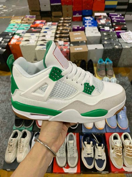 

athletic & kids shoesjumpman 4 4s sneakers pine green x sb skate sn, Black