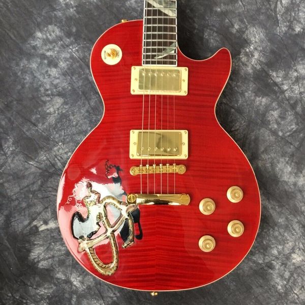 

guitar production plant custom red standard electric guitar