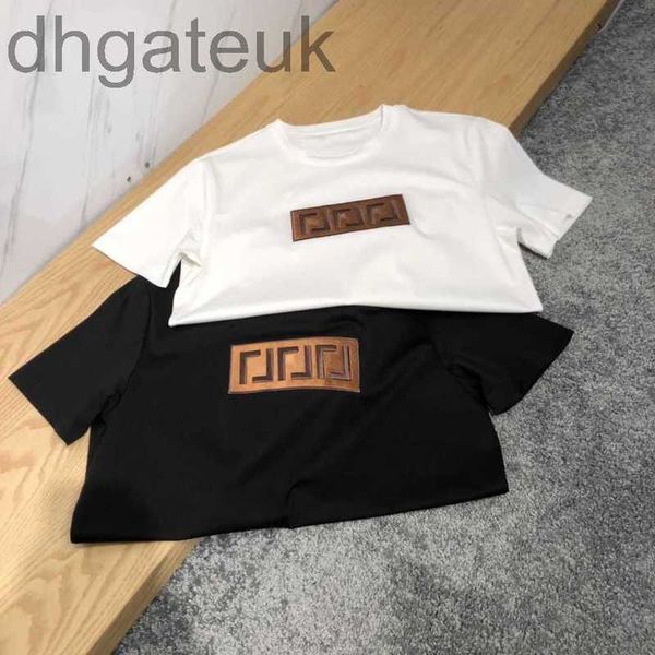 

men's t-shirts designer sweatshirt fd designer tshirt double f embroidery round neck pullover tee men women casual cotton t-shirt 4xl 5, White;black