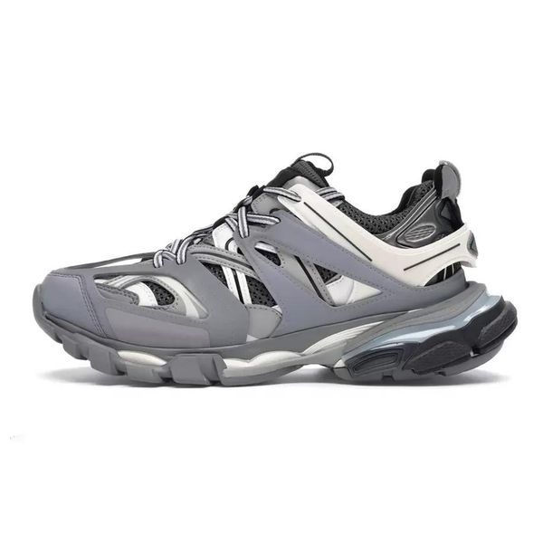 

luxury brand designer casual shoes men women track 3 3.0 triple white black sneakers tess.s. gomma leather nylon printed platform t den vyu