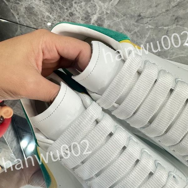 

casual shoes women travel leather lace-up sneaker cowhide fashion lady flat designer running trainers letters woman shoe men gym sneakers, Black