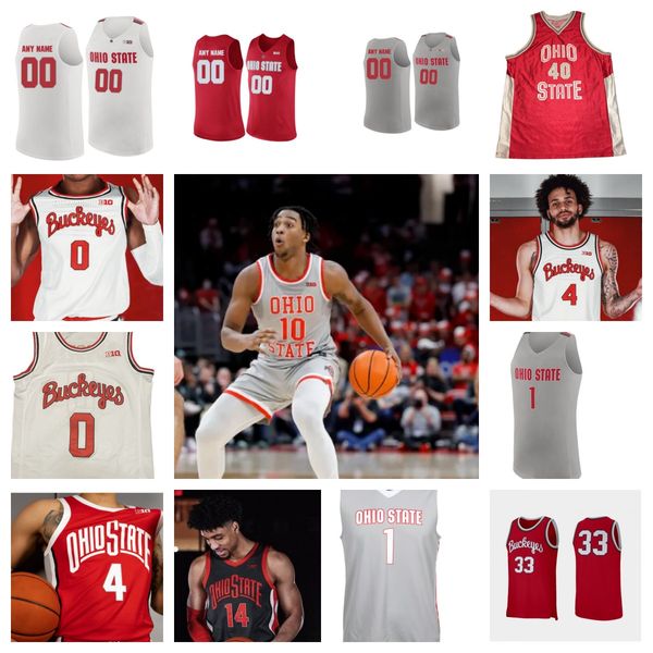 

ohio state buckeyes basketball jersey ncaa college e.j. liddell eugene brown iii zed key seth towns musa jallow sueing ahrens diallo russell, Black
