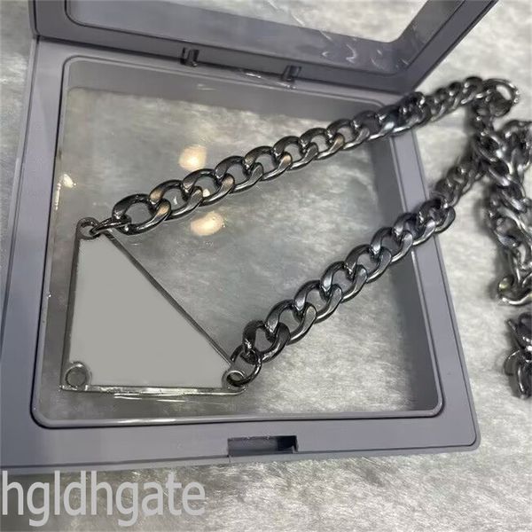 

street fashion necklace mens designer necklaces elegant mature ladies neck wear with plated silver chain simply letters pendant necklaces lu