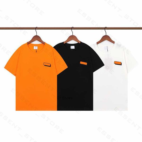 

2022 summer tees mens designers t shirts letter print round neck short sleeve black white fashion cotton men women tshirts clothing, White;black