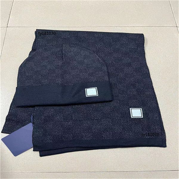 

hats scarves sets fashion designs beanie femmes scadroet set hiver chaud chapeauxet foulards chapeau de bonnet pour hommes, Blue;gray