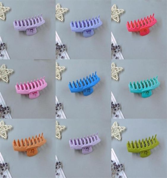 

solid color plastic hair clamps fashion big jaw clips ponytail nonslip hairs claw clip simplicity versatile 1 35wd q21512618, Slivery;golden