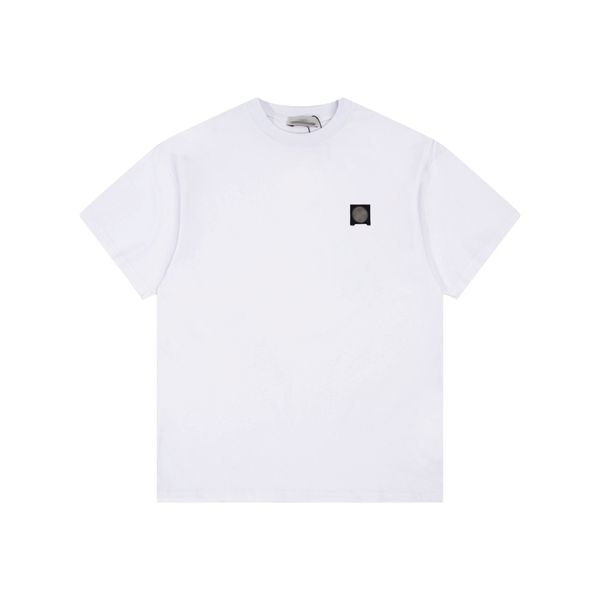

short shirts classic mens sleeve t fashion style causal tees badge embroid clothes hj7d, White;black