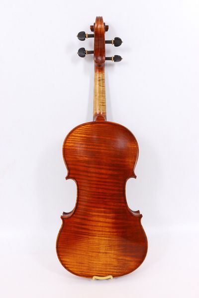 

master violin 4/4 handmade flame one piece maple back russian spruce #3165