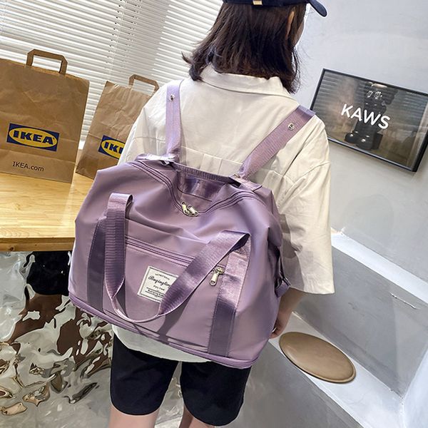 

school bags fashionable large travel cabin handbag nylon waterproof shoulder womens weekend gym womens 230406