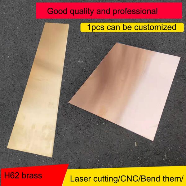 

custom red copper sheet square round plates 0.5mm welding bending processing