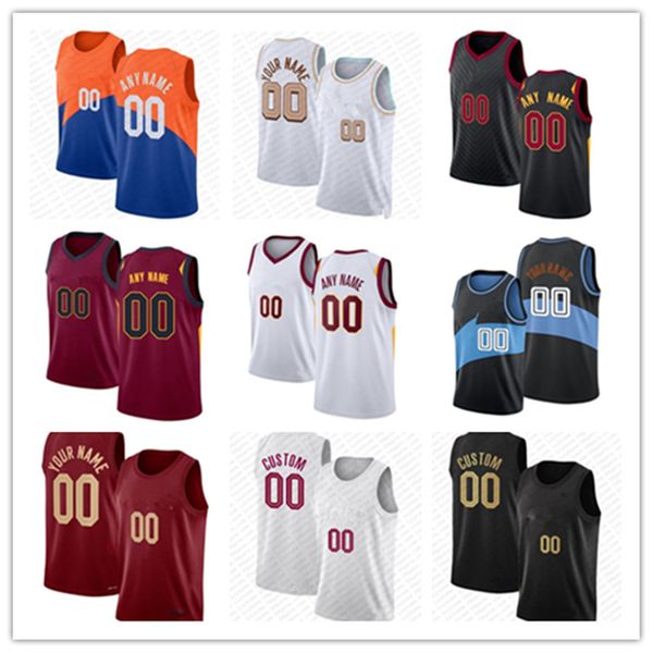 

custom jersey men women youth clevelands 3 caris levert 31 jarrett allen donovan cavalier 45 mitchell 10 darius garland 4 evan mobley isaac, Black;red