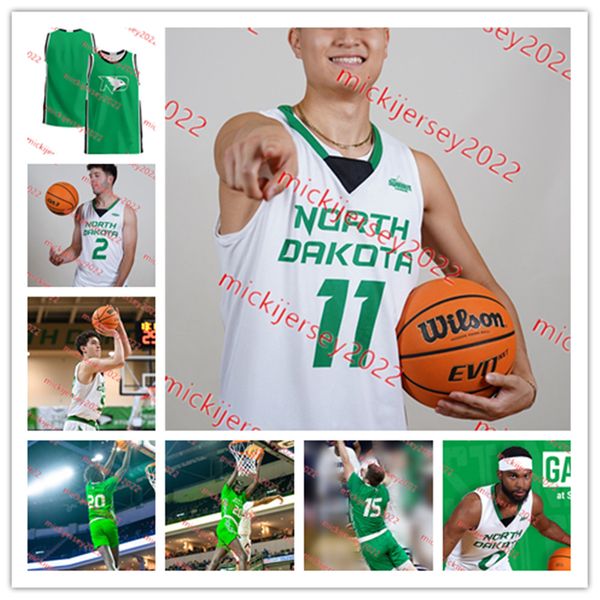 

daniel hong north dakota fighting hawks basketball jersey brian matthews brady danielson b.j. omot jalun trent north dakota jerseys cutom st, Black