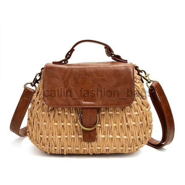 Shoulder Bags Handbags Vintage straw bag Pig Crossbody bag weavingcatlin_fashion_bags L26816