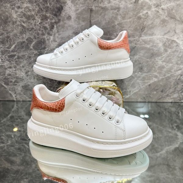 

2023womens brand casual shoes men's leather lace up fashion printing coach sports women's small white shoes, Black