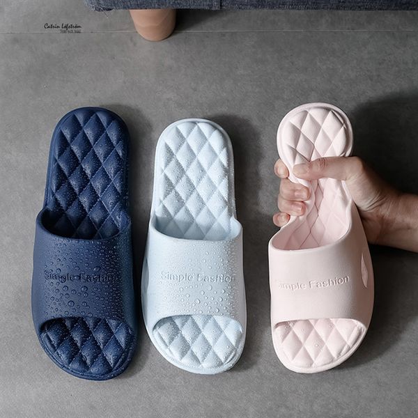 

slippers slippers women summer thick bottom indoor home couples home bathroom non-slip soft ins to wear cool slippers 230404, Black