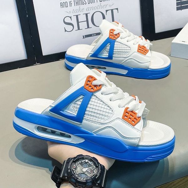 

designer sandals summer new leisure outdoor beach everything sports sandals real leather platform shoes ladies beach effortlessly men sandal, Black
