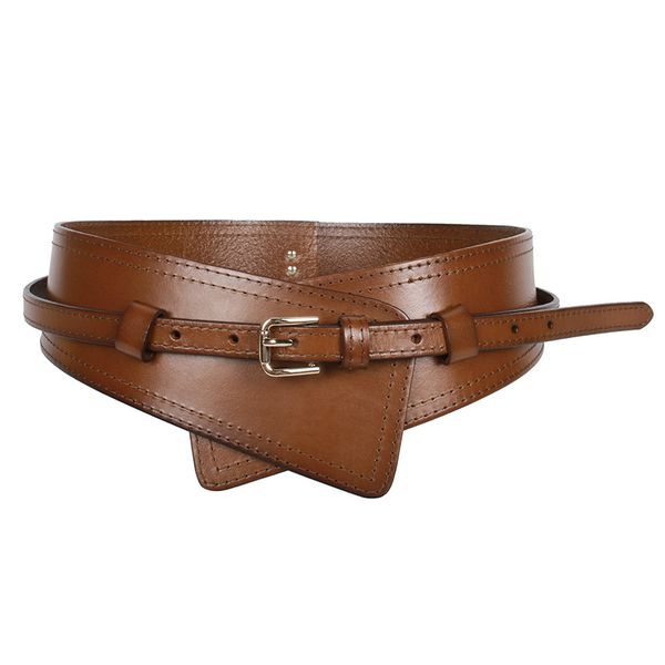 

women's belt girdle high-quality female decoration all-match belt detachable dual-use belt waist belts for women designer belt length 9, Black;brown